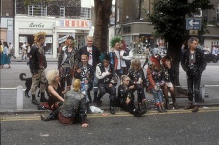 #4 Punks hanging out on the Kings Road, London, 19