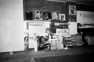 Kingsley Ifill’s studio, photographed by Alice Dellal