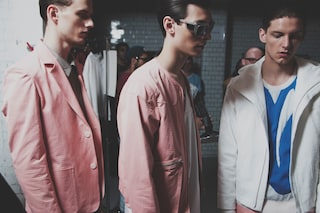 Lou Dalton SS15 Mens collections, Dazed backstage