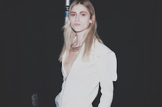 Thomas Tait AW15 backstage, Dazed, Womenswear, shoulder