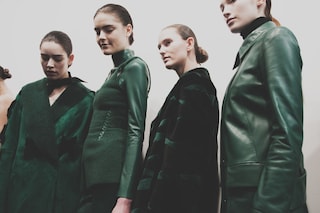 H by Hakaan Yildirim AW15 Womenswear Dazed backstage group