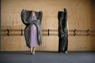 Evangeline and Krystyna wear Xinyuan Xu