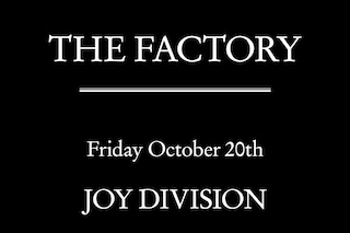 Factory Records, FAC3, The Factory poster