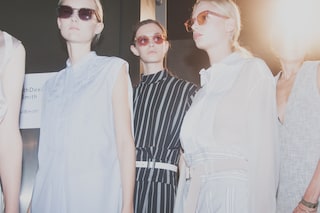 Backstage at Paul Smith SS15