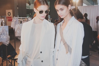 Backstage at Paul Smith SS15