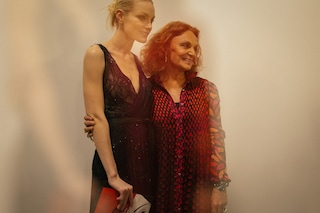 Diane von Furstenberg AW15, womenswear, Jessica Stam, Dazed