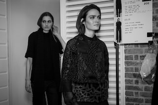 Pringle of Scotland AW15, Womenswear, backstage, London