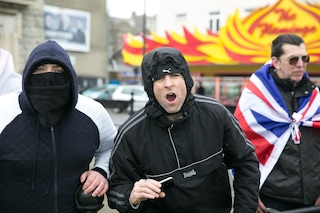 Anti-Nigel Farage UKIP Margate Spring Conference protest