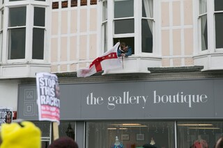 Anti-Nigel Farage UKIP Margate Spring Conference protest