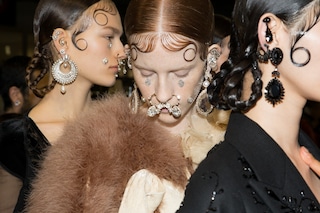 Givenchy AW15, Dazed, Womenswear, Nose Rings, Plaits