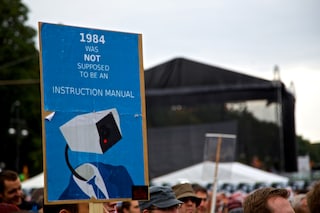 Anti-surveillance NSA protest