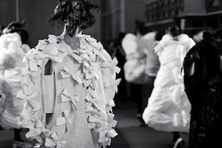 Comme des Gar&#231;ons AW15 Dazed backstage womenswear