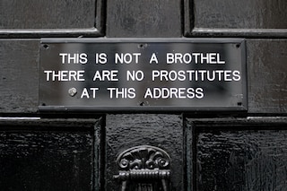 Soho prostitutes sign