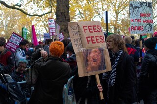 London students protest