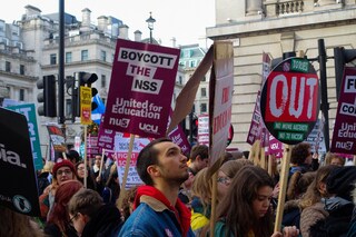 London students protest