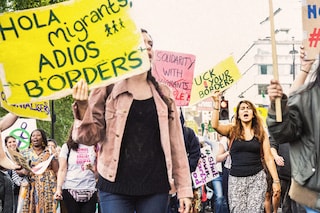 London refugee protest