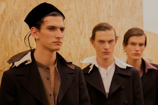 Backstage at Prada AW16 