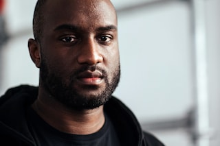 Virgil Abloh backstage at Off-White AW16