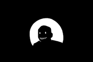 scary face