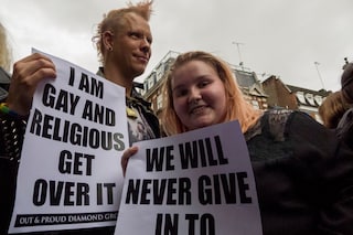 Orlando shooting Soho vigil, photographs by Alice Zoo, Dazed