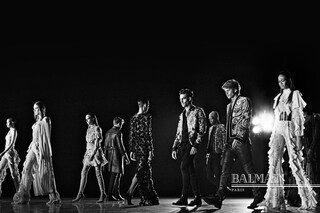 Balmain AW16 campaign Kim Kanye Wolves video