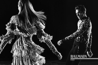 Balmain AW16 campaign Kim Kanye Wolves video