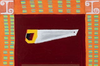 Metal Handkerchief Saw Flag