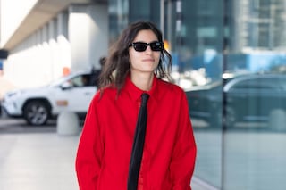 Off duty during Milan Fashion Week AW25