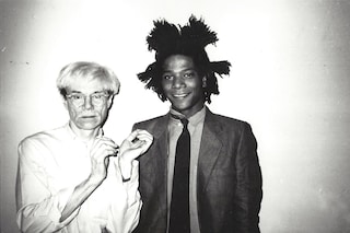 Andy and Basquiat at The Factory 1982