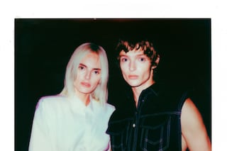 Anna Delvey Shao show SS24 by Andrew Tess