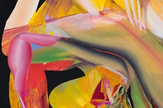 Christina Quarles, “Wrestlin&#39;” (detail) (2023