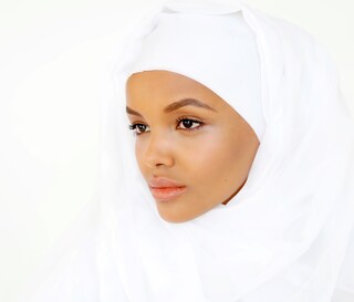 HALIMA ADEN photo by Fadil Berisha clothing by She