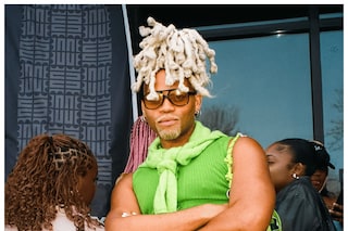 Isaiah wearing Easter Sunday fashion