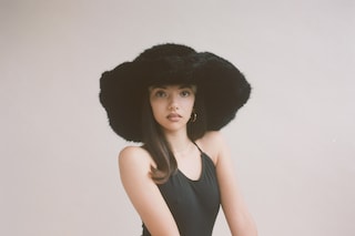 Emma Brewin hat maker faux fur