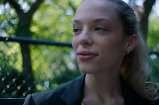 Ella Snyder on set in New York City