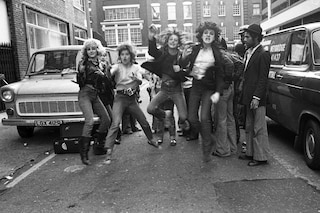 The Slits with Steel Pulse outside