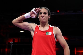 Imane Khelif of Team Algeria