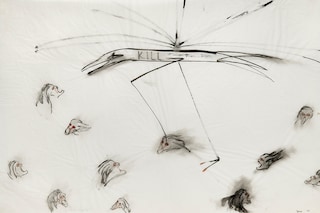 Nancy Spero, “Gunship Victim” (1967)
