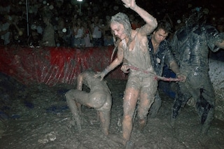 Great American Mud Wrestle LA Lotta Volkova Lily Rose Depp