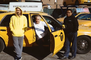 helmut lang taxi new york fashion 