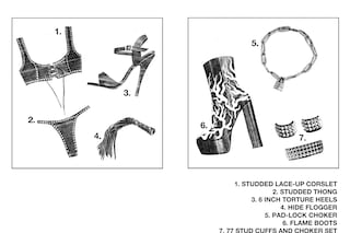 ruby mariani r&amp;m leathers zine fetish wear collection