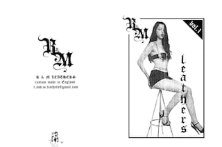 ruby mariani r&amp;m leathers zine fetish wear collection