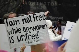 Audre Lorde quote at Women&#39;s March