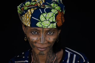marked nadine ibrahim nigeria lagos scarification 