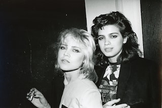 Linter and Gia Carangi going to the Mudd Club, 1980 