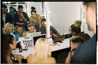 BTS shots of Bad Gyal