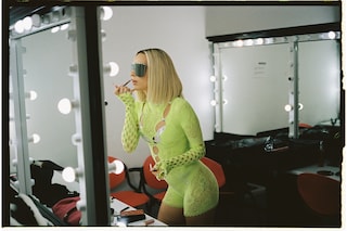 BTS shots of Bad Gyal