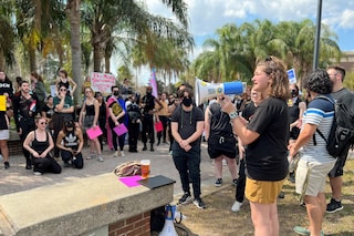 Florida DeSantis walkouts