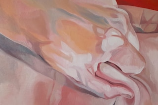 Moussa David Saleh, Trying (iii), 2022, Oil on Can