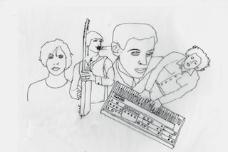 Beck&#39;s sketch of his friend and collaborator Phili